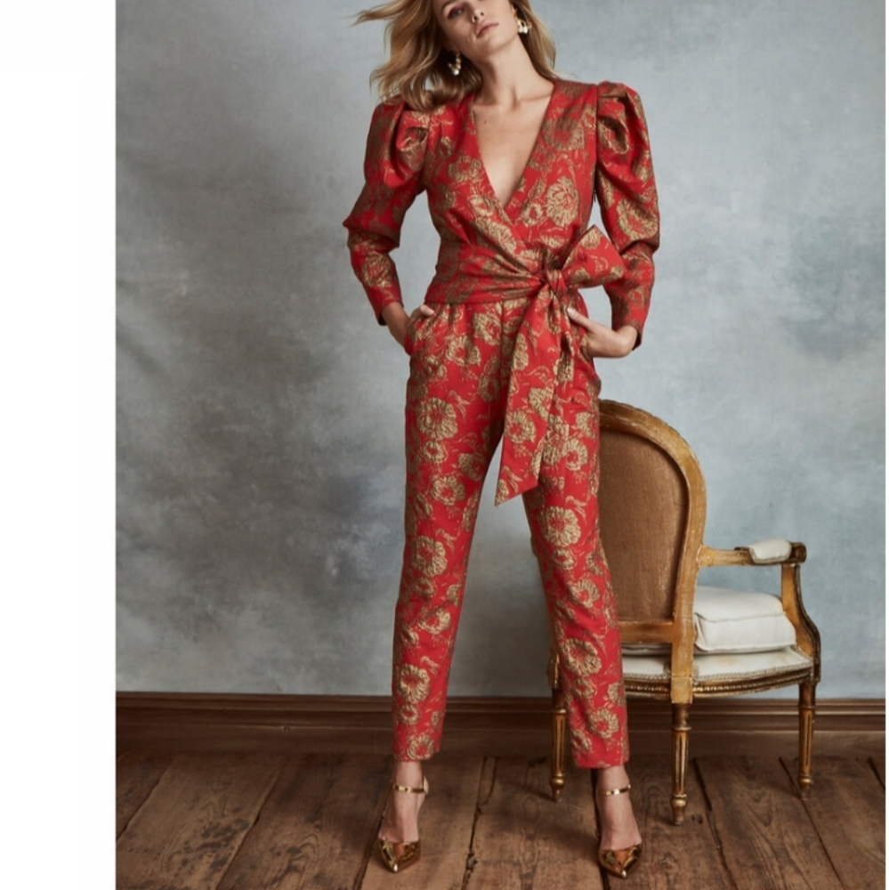 Kate Hudson Happy x Nature Jaquard Jumpsuit